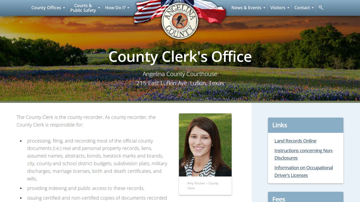 County Clerk - Angelina County